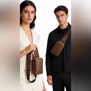 30-25 Louis Vuitton LV Geronimo in Damier Ebene